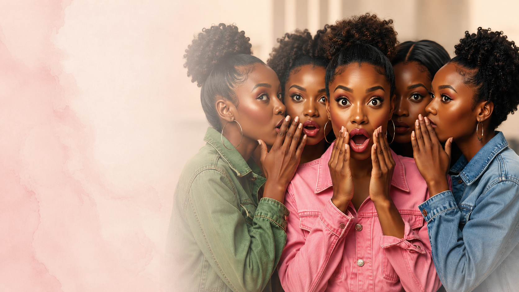 Five women shown together, from the ebook’s social attachments video section